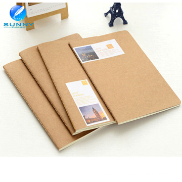 Cuaderno de papel Kraft en blanco de 2015 China Print Nature